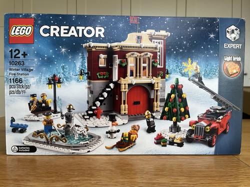 Lego 10263 winter village - lego, fire