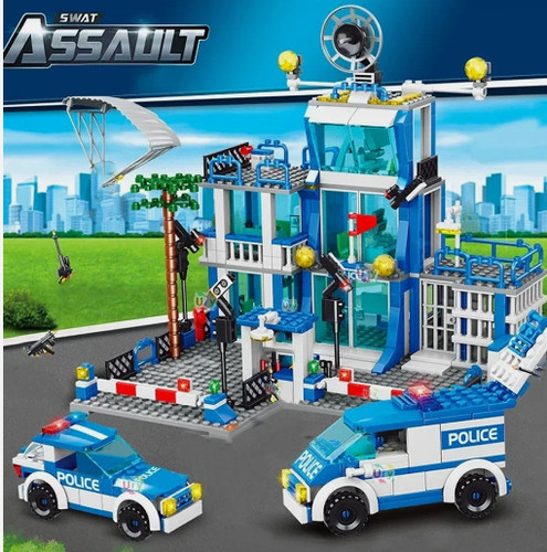 666pcs police station building - 666pcs,