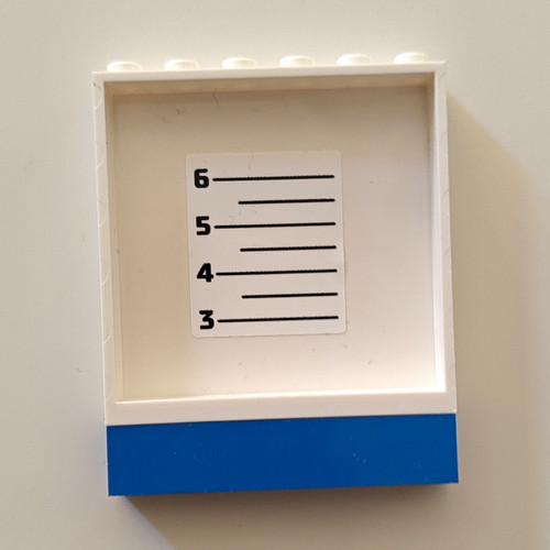 Lego white blue - white, &