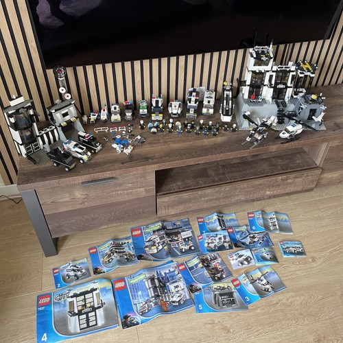 Lego city 7237 police station - police,